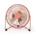FNDK1PK15 Tafelventilator | USB Gevoed | Diameter: 150 mm | 3 W | 1 Snelheid | Oud Roze