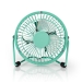 FNDK1TQ10 Tafelventilator | USB Gevoed | Diameter: 100 mm | 3 W | 1 Snelheid | Turquoise