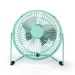 FNDK1TQ15 Tafelventilator | USB Gevoed | Diameter: 150 mm | 3 W | 1 Snelheid | Turquoise