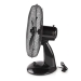 Tafelventilator | Netvoeding | Diameter: 400 mm | 45 W | Zwenkfunctie | 3 Snelheden | Zwart
