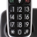 DECT seniorentelefoon met grote toetsen en 1 handset zwart