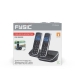DECT seniorentelefoon met grote toetsen en 2 handsets zwart