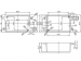 BEHUIZINGEN MET MONTAGEGATEN EN KABELUITSPARINGEN - ZWART 82 x 57 x 31.5mm