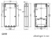 BEHUIZING VOOR TOETSENBORD VAN AFSTANDSBEDIENING - 135 x 70 x 24mm