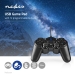 Gamepad | USB Type-A | USB Gevoed | PC | Aantal knoppen: 12 | Kabellengte: 1.50 m | Zwart