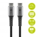 USB-C naar USB-C Textiel kabel 0.5 meter 3A / 60W