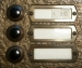 Deurbel-knop 3 voudig brons