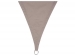 ZONNEZEIL - DRIEHOEK - 5 x 5 x 5 m - KLEUR: TAUPE
