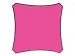 ZONNEZEIL - VIERKANT - 3.6 x 3.6 m - KLEUR: FUCHSIA