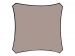 ZONNEZEIL - VIERKANT - 3.6 x 3.6 m - KLEUR: TAUPE