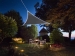 ZONNEZEIL MET LED-RANDVERLICHTING - DRIEHOEK - 3.6 x 3.6 x 3.6 m - ANTRACIET