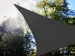 ZONNEZEIL MET LED-RANDVERLICHTING - DRIEHOEK - 3.6 x 3.6 x 3.6 m - ANTRACIET