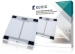 HC-PS100N Digitale Personenweegschaal 180 kg Transparant