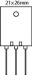 Transistor SI-P 230 VDC 15 A 150W 25MHz