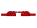 HM0411S100A CONTACT PROTECTED MEASURING LEAD 4mm 100cm / RED (MLB-SH/WS 100/1)