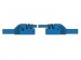 HM0421S25A CONTACT PROTECTED INJECTION-MOULDED MEASURING LEAD 4mm 25cm / BLUE (MLB-SH/WS 25/1)