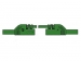 HM0441S50A CONTACT PROTECTED MEASURING LEAD 4mm 50cm / GREEN (MLB-SH/WS 50/1)