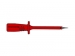 TEST PROBE WITH SPRING WIRE TIP, FEMALE SOCKET 4mm, RED - PRUF2610FT