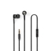 HPWD2020BK Bedrade Hoofdtelefoon | 1,2 m Ronde Kabel | In-Ear | Ingebouwde Microfoon | Zwart