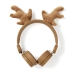 Bedrade Koptelefoon | 1,2 m Ronde Kabel | On-Ear | Afneembare Magnetische Oren | Rudy Reindeer | Bruin