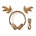 Bedrade Koptelefoon | 1,2 m Ronde Kabel | On-Ear | Afneembare Magnetische Oren | Rudy Reindeer | Bruin