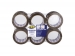 Verpakkingstape flatpack 6 rollen - bruin 50mm x 66m