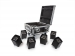 FLIGHTCASE MET 6 x HQLP10031 LED-VLOERSPOT MET ACCU