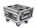 FLIGHTCASE MET 6 x HQLP10031 LED-VLOERSPOT MET ACCU