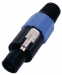 Connector Speaker Male PVC Zwart