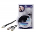 Stereo Audiokabel 3.5 mm Male - 2x RCA Male 10.0 m Donkergrijs