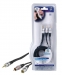 Stereo Audiokabel 3.5 mm Male - 2x RCA Male 1.50 m Donkergrijs