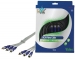 Component Videokabel 3x RCA Male - 3x RCA Male 10.0 m Grijs