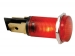 RONDE SIGNAALLAMP 14mm 12V ROOD