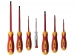 SET MET 6 GEÏSOLEERDE SCHROEVENDRAAIERS + SPANNINGZOEKER