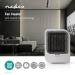 Keramische PTC-Ventilatorkachel | 750 / 1500 W | 2 Verwarmingsmodi | Oververhittingsbeveiliging | Omvalpreventie