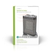 Keramische PTC-Ventilatorkachel | 1000 / 1500 W | 2 Verwarmingsmodi | Instelbare thermostaat | Draait automatisch
