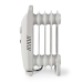 Mobiele Olieradiator | 500 W | 5 Vinnen | Instelbare thermostaat | 1 Warmte Stand | Wit
