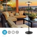 Patio Verwarmer | 1500 W | 1 Warmte Stand | Omvalpreventie | IP34 | Zwart