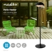 Patio Verwarmer | 1500 W | 1 Warmte Stand | Omvalpreventie | IP34 | Zwart