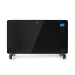 HTPL20FBK Convectorkachel met Glazen Paneel | 1000 / 2000 W | 2 Warmte Standen | Instelbare thermostaat | Afstandsbediening | IP24 | Zwart