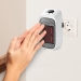 Plug-In Verwarming | 400 W | Instelbare thermostaat | Temperatuurbereik: 15 - 45 °C | LCD | Oververhittingsbeveiliging | Uitschakeltimer: 12 u | Wit / Zwart