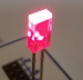 2.5 x 5mm RECTANGULAR LED LAMP RED DIFFUSED