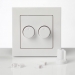 ION Afdekplaat LED Duo Dimmer Wit