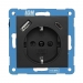 IN10300416 ION V1 WCD RA met USB A/C kinderbeveiliging zwart mat 