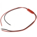JST 2-polige Voedingsconnector (Male + Female) 20cm kabel