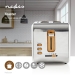 Broodrooster | Soft Touch Series | 2 Sneetjes Brood | 2 Sleuven | Bruining niveaus: 6 | Ontdooifunctie | Wit