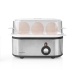 KAEB120EAL Eierkoker | 3 Eieren | Maatbeker | Aluminium / Zwart