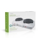 Elektrische Kookplaat | Kookzones: 2 | 2300 W | Oververhittingsbeveiliging | Wit