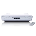 Keukenklokradio met CD Bluetooth en afstandsbediening Wit