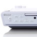 Keukenklokradio met CD Bluetooth en afstandsbediening Wit
